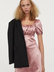 Акция на Сукня міні літня жіноча H&M FL0943347 S Рожева от Rozetka