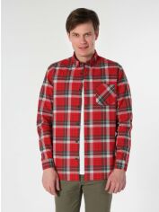 Акція на Сорочка бавовняна чоловіча Colin's CL1063193RED XL Red від Rozetka