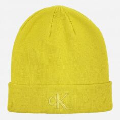 Акція на Шапка чоловіча Calvin Klein 110895847 One Size Жовта від Rozetka
