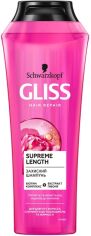 Акція на Захисний шампунь GLISS Supreme Length для довгого волосся, схильного до пошкоджень та жирності 250 мл (9000101201222/4045787436464) від Rozetka
