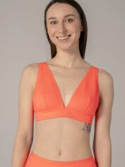 Акція на Верхня частина купальника жіноча brabrabra Спалах літа SO216114 80B Помаранчева від Rozetka