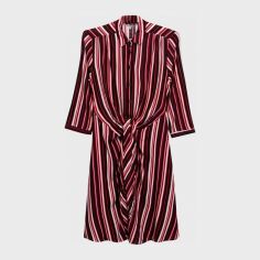 Акция на Сукня-сорочка міді літня жіноча C&A FLm1107366 38 Червона от Rozetka