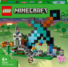 Акция на Конструктор Lego Minecraft Форпост із мечем (21244) от Будинок іграшок