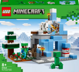 Акция на Конструктор LEGO Minecraft Замерзлі верхівки (21243) от Будинок іграшок