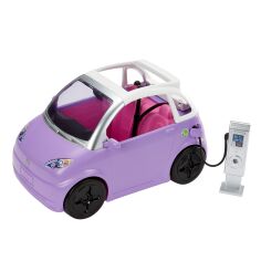 Акция на Машинка Barbie Електрокар з відкидним верхом (HJV36) от Будинок іграшок