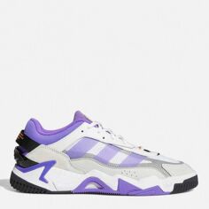 Акция на Чоловічі кросівки для баскетболу Adidas GX0775 42.5 27 см Фіолетовий/Білий от Rozetka