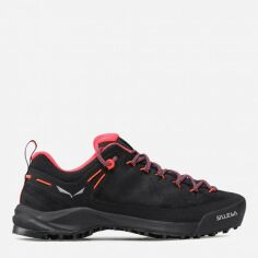 Акция на Жіночі кросівки для туризму Salewa Wildfire Leather 61396 37 (4.5UK) 23.5 см Black/Fluo Coral от Rozetka