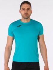 Акція на Футболка спортивна довга чоловіча Joma Record Ii 102227.725 2XL Бірюзова від Rozetka