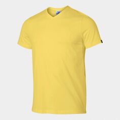 Акция на Спортивна футболка Joma Versalles 101740.990 S Жовта от Rozetka