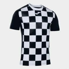 Акція на Футболка спортивна довга чоловіча Joma Flag II 101465.102 S Чорна від Rozetka