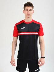 Акція на Футболка спортивна довга чоловіча Joma Hispa IV 102852.106 M Чорна від Rozetka