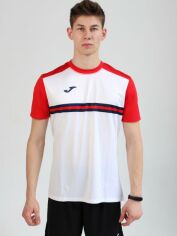 Акція на Футболка спортивна довга чоловіча Joma Hispa IV 102852.206 M Біла від Rozetka