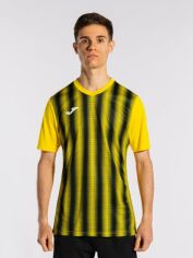 Акція на Футболка спортивна довга чоловіча Joma Inter II 102807.901 M Жовта від Rozetka