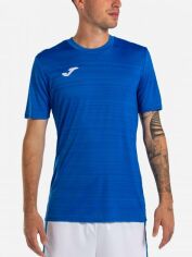 Акція на Футболка спортивна довга чоловіча Joma Grafity III 102867.700 M Синя від Rozetka