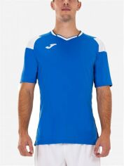 Акція на Футболка спортивна довга чоловіча Joma Crew III 101269.702 L Синя від Rozetka