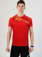 Акція на Футболка спортивна довга чоловіча Joma Elite X 103101.600 M Бордова від Rozetka