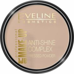 Акція на Компактна пудра Eveline Anti-Shine Complex Pressed Powder 35 Golden Beige 14 г від Rozetka