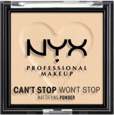 Акция на Матувальна пудра для обличчя NYX Professional Makeup Can`t Stop Won`t Stop 2 Light 6 г от Rozetka