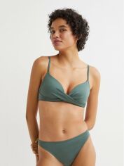 Акція на Нижня частина купальника жіноча H&M XAZ329560ELDR 38 Темно-зелена від Rozetka