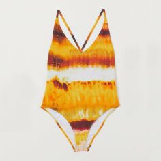 Акція на Суцільний купальник жіночий H&M XAZ174274PMRN 34 Жовтий від Rozetka