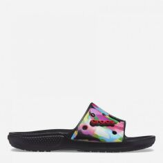 Акция на Чоловічі шльопанці Crocs Classic Bubble Block Slide 207408-0C4 45-46 (M11) 29 см Black/Multi от Rozetka