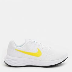 Акция на Жіночі кросівки для бігу Nike Revolution 6 Nn DC3729-105 36.5 (6US) 23 см Білий/Жовтий от Rozetka