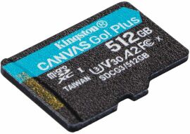 Акция на Карта памяти Kingston microSDXC 512GB Canvas Go Plus 170R A2 U3 V30 (SDCG3/512GBSP) от MOYO