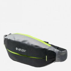 Акція на Чоловіча поясна сумка Hi-Tec Bellybag Black/Lime Punch від Rozetka