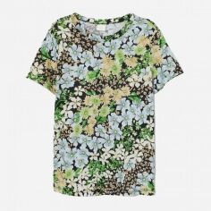 Акція на Футболка H&M XAZ273116QFTK XS Чорна з різнокольоровим від Rozetka