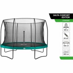 Акція на Батут Salta Comfort Edition круглый 366 см Green від MOYO