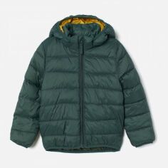 Акція на Дитяча демісезонна стьобана куртка для хлопчика H&M 309-8635742 104 см Зелена від Rozetka