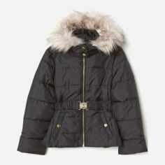 Акция на Підліткова демісезонна куртка для дівчинки H&M 8z6495108 140 см Чорна от Rozetka