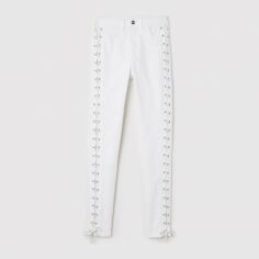 Акція на Джинси Skinny жіночі H&M XAZ140360NDJW 36 Білі від Rozetka