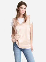 Акція на Топ жіночий H&M XAZ069142GOYJ 40 Бежевий від Rozetka
