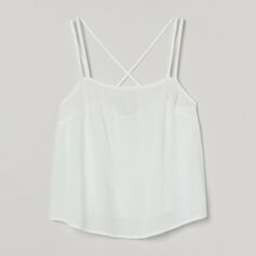 Акція на Топ жіночий H&M XAZ329511ZBOR 34 Білий від Rozetka