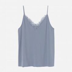 Акція на Топ жіночий H&M XAZ330419YMQT M Блідо-блакитний від Rozetka