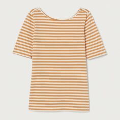 Акція на Футболка H&M XAZ339067FDVI XS Біла з гірчичним від Rozetka