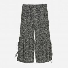 Акція на Штани жіночі H&M XAZ188099FEGX 34 Чорні з білим від Rozetka