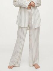 Акція на Штани жіночі H&M XAZ388488DENZ M Білі з синім від Rozetka