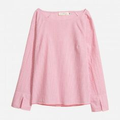 Акція на Блузка жіноча H&M XAZ107111GQRQ 36 Рожевий з білим від Rozetka