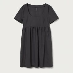Акція на Плаття коротке осіннє жіноче H&M XAZ327806JQPR 36 Чорне від Rozetka