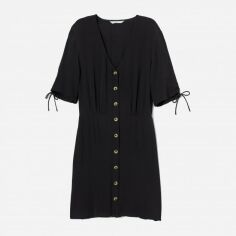 Акція на Плаття коротке літнє жіноче H&M XAZ151445TKWG 34 Чорне від Rozetka
