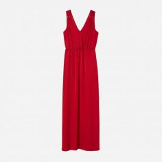 Акція на Плаття міді літнє жіноче H&M XAZ162480IWLY 32 Темно-червоне від Rozetka