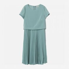 Акція на Плаття коротке літнє жіноче H&M XAZ169188DICE 40 Блідо-зелене від Rozetka