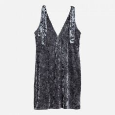 Акція на Сукня коротка літня жіноча H&M XAZ108488VCDK 36 Сіра від Rozetka