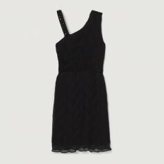 Акція на Плаття коротке літнє жіноче H&M XAZ235869RAEM 38 Чорне від Rozetka