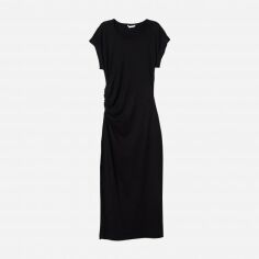 Акція на Плаття-футболка міді літнє жіноче H&M XAZ178069OVFV S Чорне від Rozetka