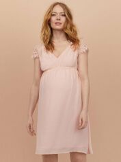 Акція на Плаття для вагітних міді літнє жіноче H&M Mama XAZ384941ATIL M Рожеве від Rozetka