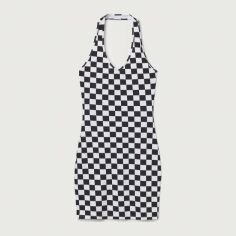Акція на Плаття коротке жіноче H&M XAZ333225EZIT XL Чорне з білим від Rozetka