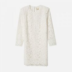 Акція на Сукня коротка жіноча H&M 0610601 32 Молочна від Rozetka